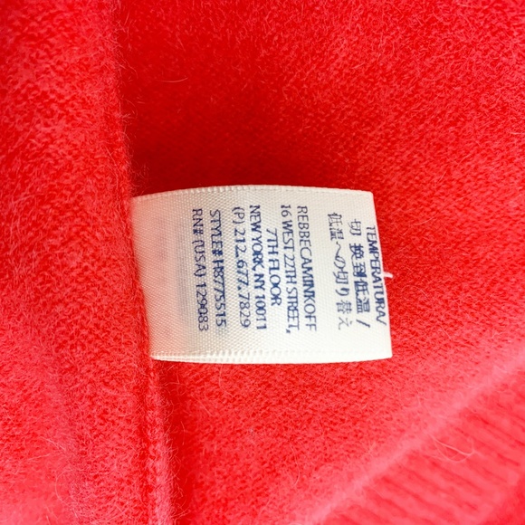 REBECCA MINKOFF Adelle Cashmere Crew Neck … - Picture 11 of 12